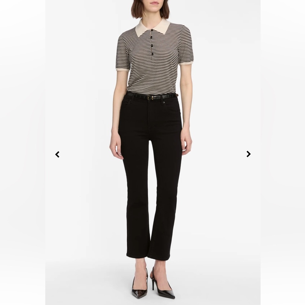 Frame Denim Le High Flare Cropped Jeans